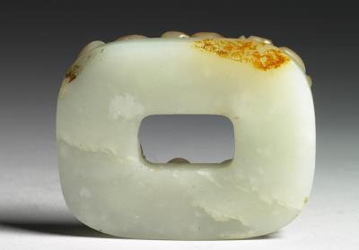 图片[3]-White jade belt buckle, Yuan to Ming dynasties, 1271-1644 C.E.-China Archive